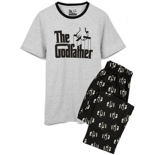 The Godfather Mens Logo Long Pyjama Set