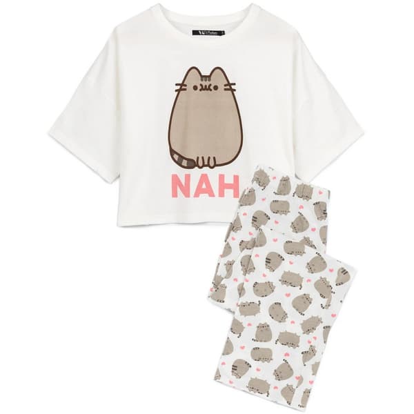 Pusheen Kvinnor/Damer Nah Long Pyjamaset