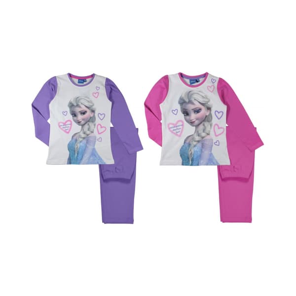 Frozen Girls Elsa Long-Sleeved Pyjama Set