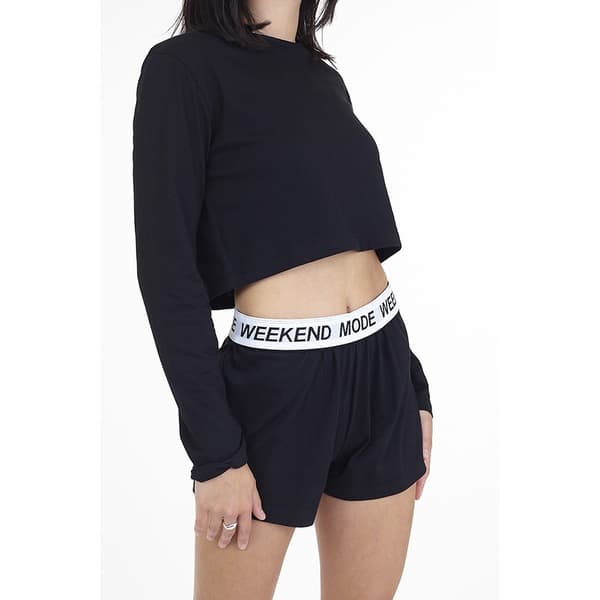 Brave Soul Weekend Mode kort sæt med korte loungewear til kvinder/damer