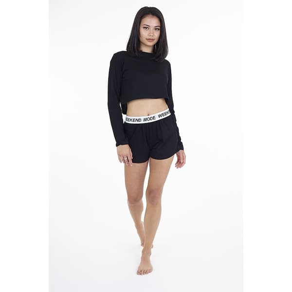 Brave Soul Weekend Mode kort sæt med korte loungewear til kvinder/damer