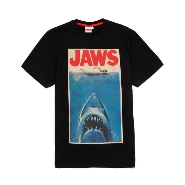 Jaws Långt pyjamaset med filmaffischer för män