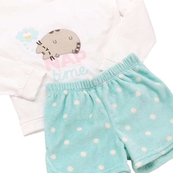 Pusheen Pyjamasæt i fleece til piger
