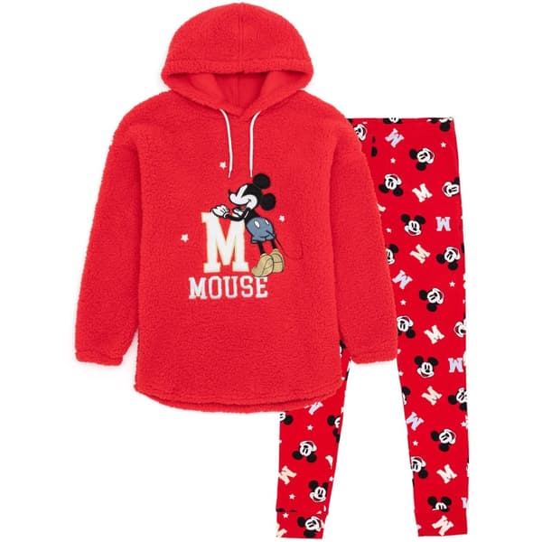 Mickey Mouse Borg pyjamasæt til kvinder/damer
