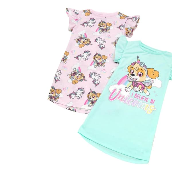 Paw Patrol Girls Skye Unicorn Nightie (2 st.)