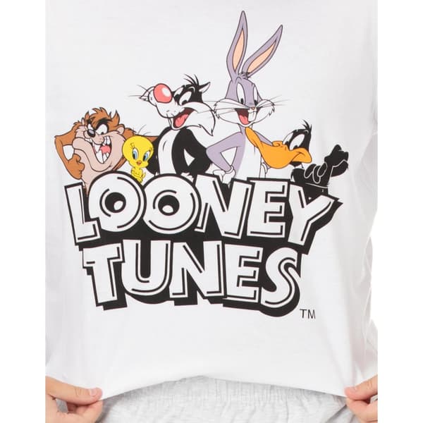 Looney Tunes Mens Logo Long Pyjama Set