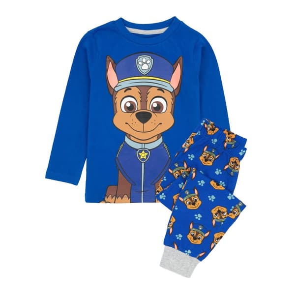 Paw Patrol Barn/Kids Chase & Marshall lång pyjamas (2 st.)