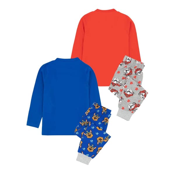 Paw Patrol Barn/Kids Chase & Marshall lång pyjamas (2 st.)