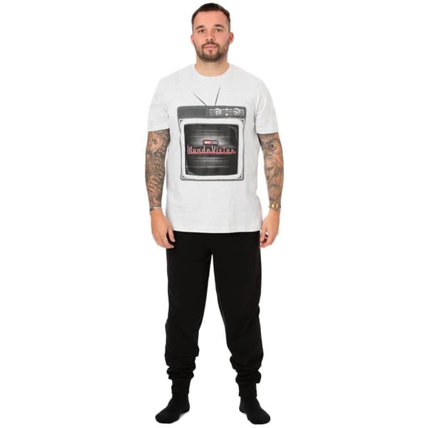 WandaVision TV-pyjamas för män Grey/Black M