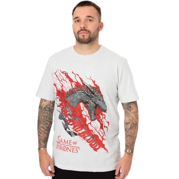 Game of Thrones Långt pyjamaset med eld och blod från Targaryen för män