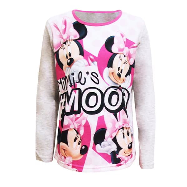 Disney Mickey & Friends Girls Mood Top And Bottoms Pyjama Set