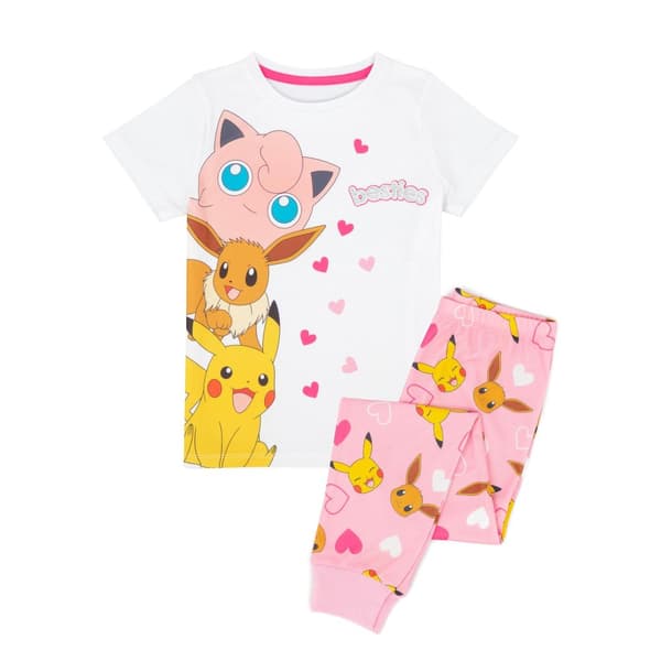 Pokemon Girls Besties Long Leg Pyjama Set