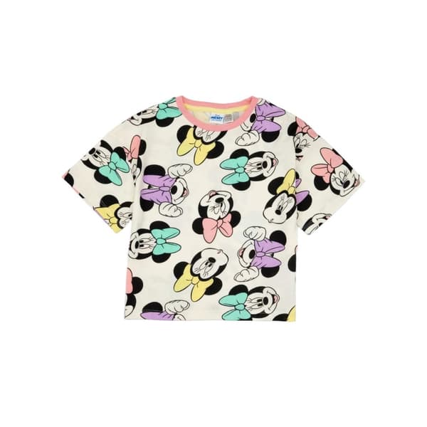 Minnie Mouse Girls All-Over Print Short Pyjama Set