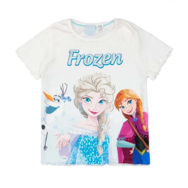 Frozen Girls Anna And Elsa Short Pyjama Set