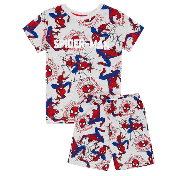 Spider-Man Boys Short-Sleeved Pyjama Set