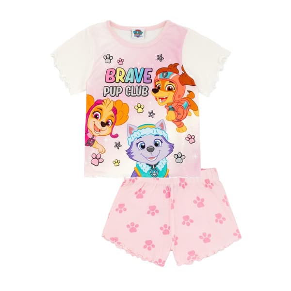 Paw Patrol Girls Short-Sleeved Pyjama Set