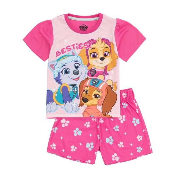 Paw Patrol Girls Short Pyjama Set (Pack of 2)