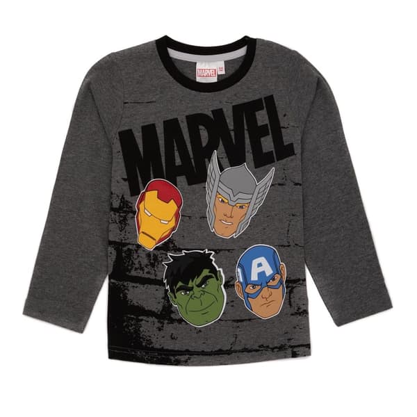 Marvel Avengers Pyjamasæt med lange ærmer til drenge