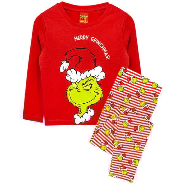 The Grinch Girls Merry Grinchmas Long Pyjama Set
