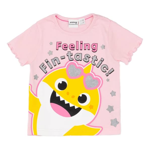 Baby Shark Girls Feeling Fin-Tastic Short Pyjama Set