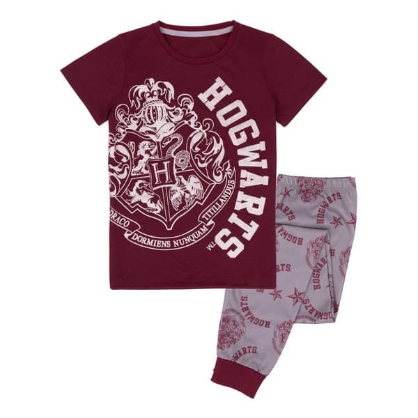 Harry Potter Girls Crest Glitter Pyjama Set