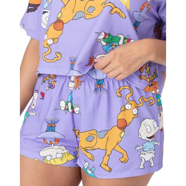 Rugrats Womens/Ladies All-Over Print Short Pyjama Set