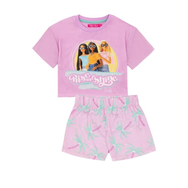 Barbie Kort pyjamaset för flickor