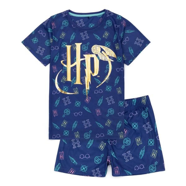 Harry Potter Kort pyjamasæt til børn/børn Blue 13-14 Years