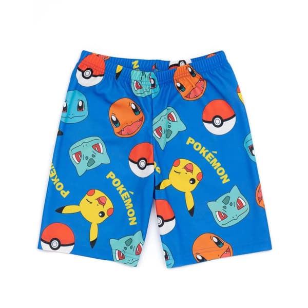 Pokemon Childrens/Kids Face Short Pyjama Set (Pack of 2)