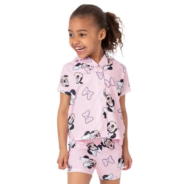 Disney Girls Minnie Mouse Pyjama Set