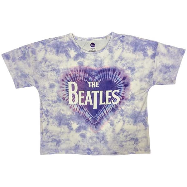 The Beatles Womens/Ladies Heart Logo Pyjama Set