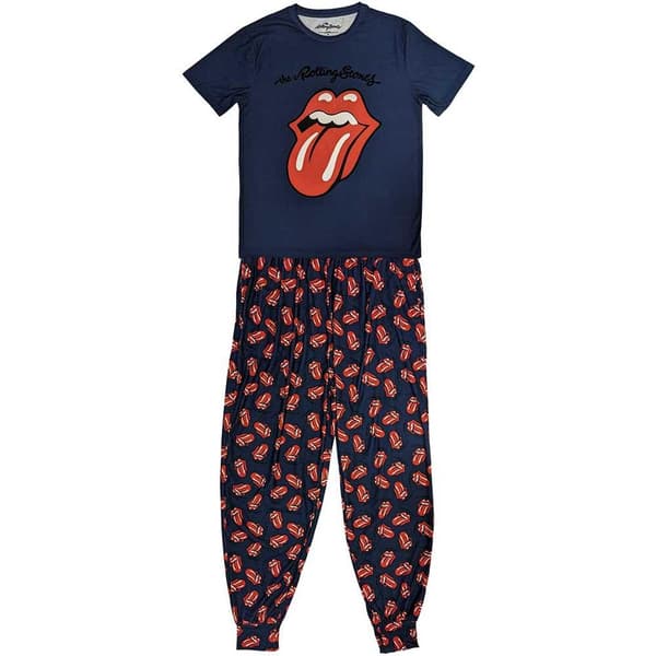The Rolling Stones Unisex Adult Classic Tongue Pyjama Set