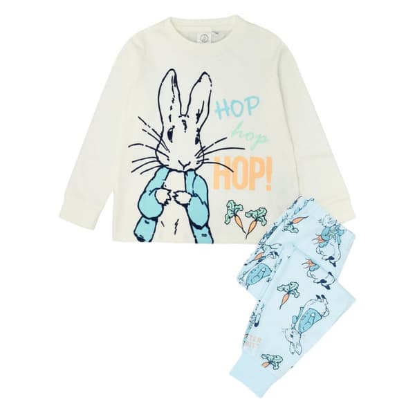Peter Rabbit Lång pyjamas med Hop-tryck för pojkar