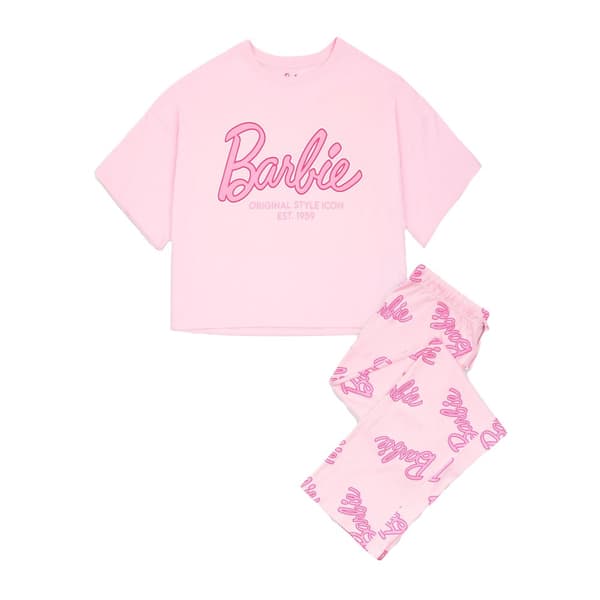 Barbie Pyjamaset med logotyp för kvinnor och damer