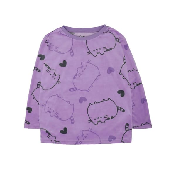 Pusheen Girls All-Over Print Long Pyjama Set