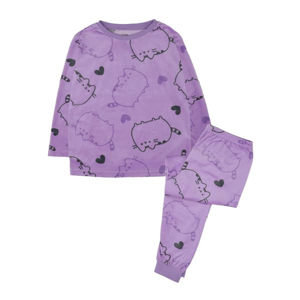 Pusheen Girls All-Over Print Long Pyjama Set