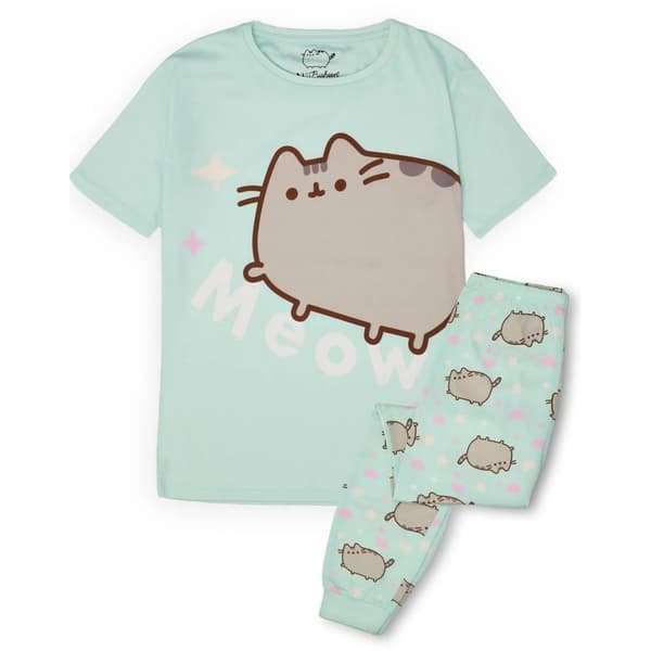 Pusheen Girls Meow Scatter Short-Sleeved Pyjama Set
