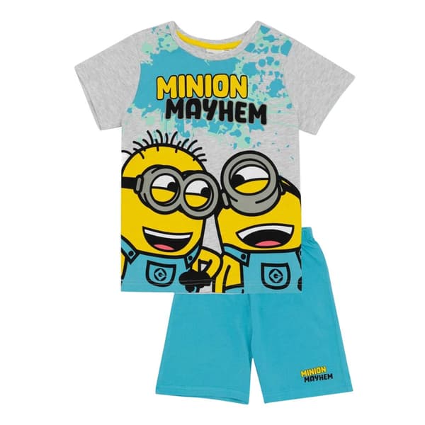 Minions Boys Mayhem Short Pyjama Set