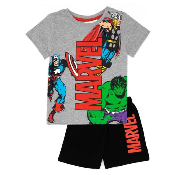Marvel Boys Superhero Short Pyjama Set