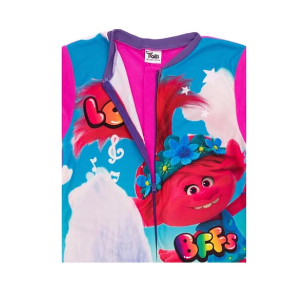 Trolls Girls Fleece Jumpsuit