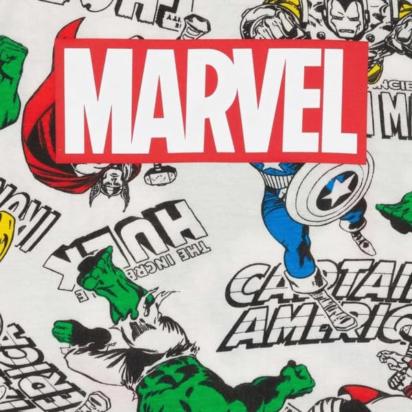 Marvel Kort pyjamasset med superhjälte för pojkar