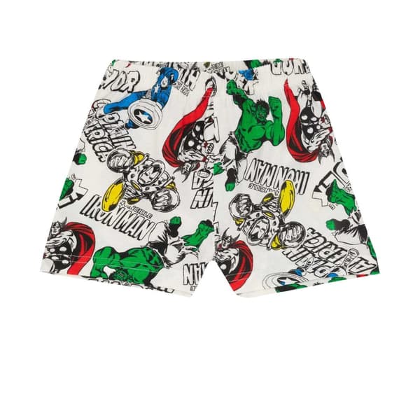 Marvel Kort pyjamasset med superhjälte för pojkar