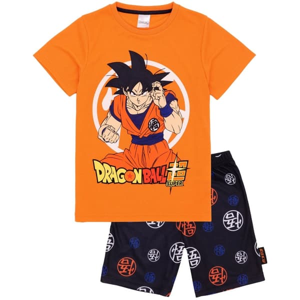 Dragon Ball Z Boys Goku Short Pyjama Set Orange 9-10 Years