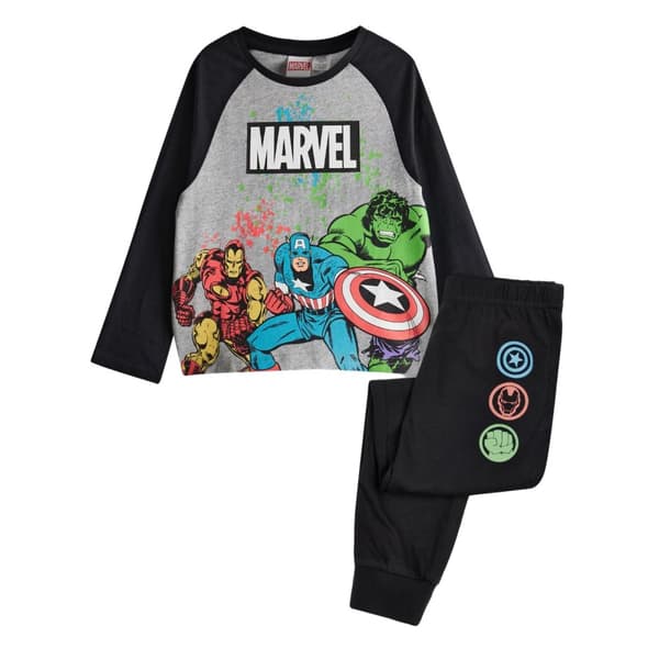Marvel Avengers Lång pyjamas med tryck för pojkar