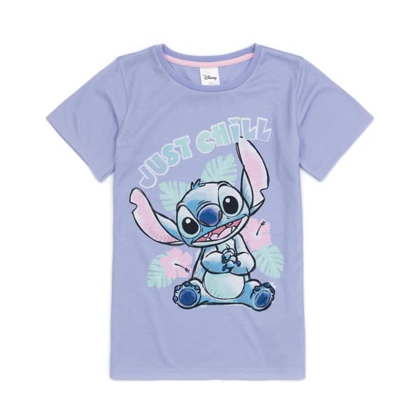 Lilo & Stitch Girls Just Chill Short Pyjama Set (Pack of 2)