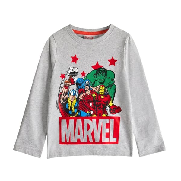 Marvel Avengers Boys Printed Long Pyjama Set
