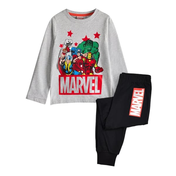 Marvel Avengers Boys Printed Long Pyjama Set