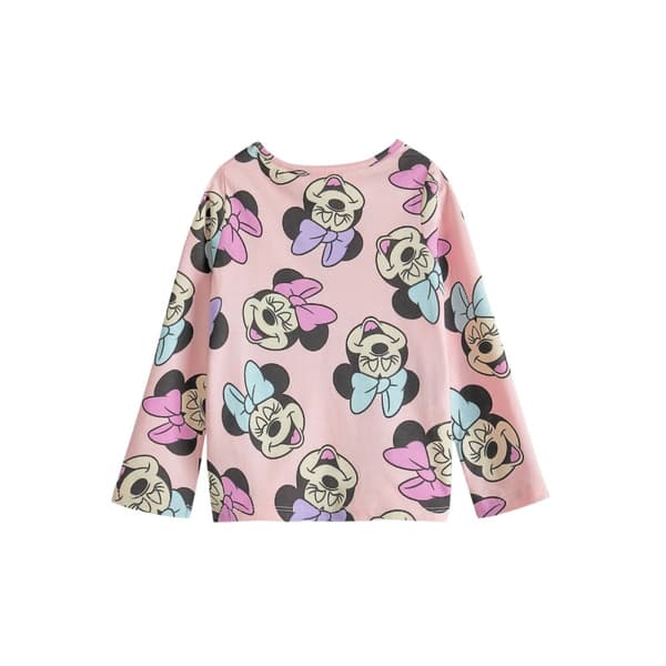 Disney Girls Minnie Mouse All-Over Print Long Pyjama Set