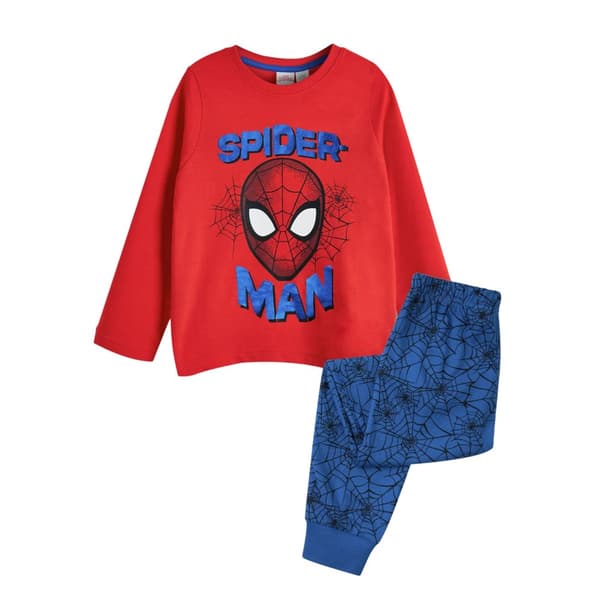 Spider-Man Boys Printed Long Pyjama Set