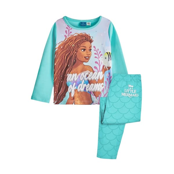 The Little Mermaid Girls Ariel Long Pyjama Set